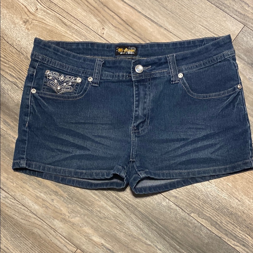 Women's Blue Denim Shorts
